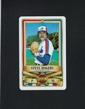 1982 Permagraphics All-Stars STEVE ROGERS credit card EXPOS Perma Graphics