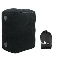 Skyrest� Inflatable Travel Footrest and Kids & toddle bed in plane Black 1 Pack