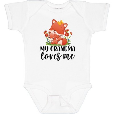 Inktastic Cute Red Panda My Grandma Loves Me Baby Bodysuit Animal Animals Kawaii