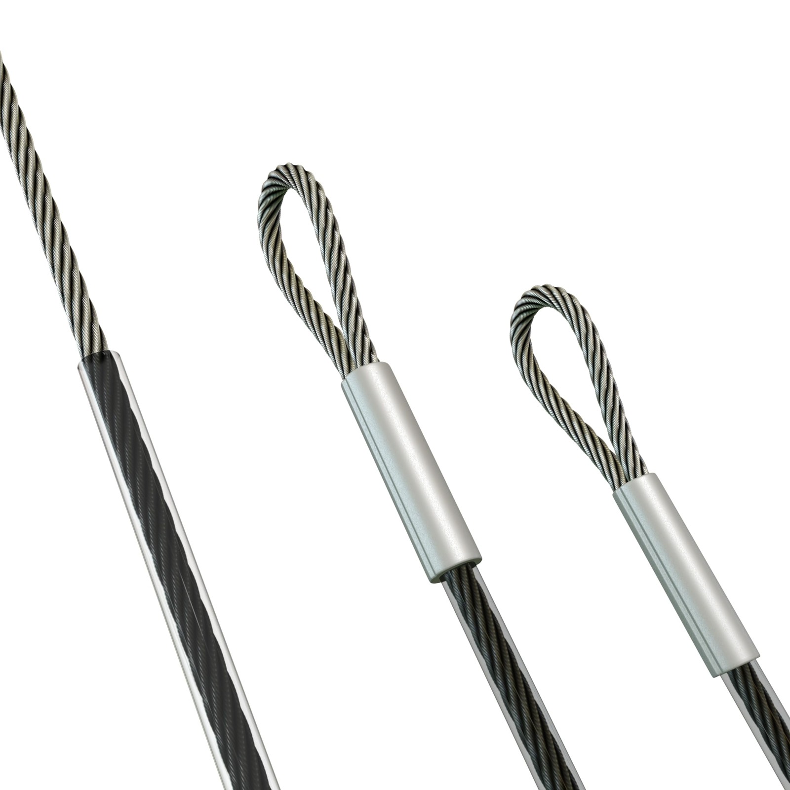 Amgo 48 Feet (12ft x 4) Wire Cable Ropes Hardware Kits for Rectangle/Square S...