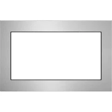 GE - 27" Built-In Microwave Trim Kit - Stainless Steel JX7227SLSS NEW