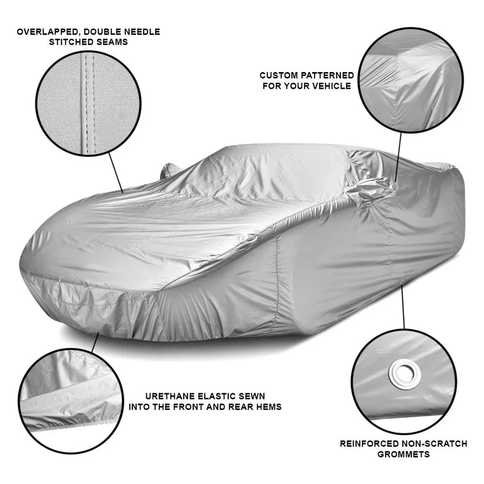 For Chevy S10 Blazer 91-94 Covercraft Reflectect Silver Custom Car Cover - Image 3 of 4