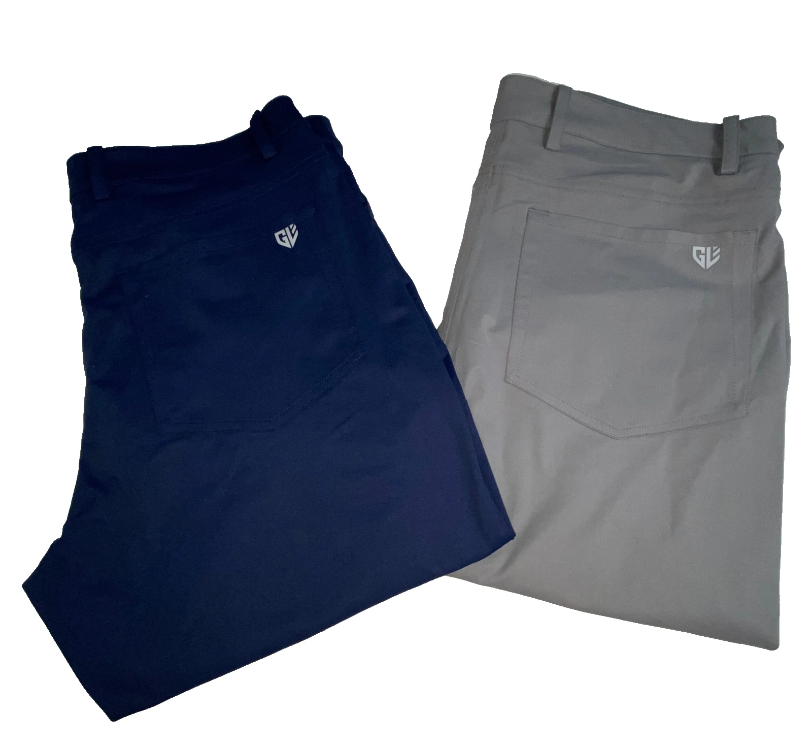 Graham Luxe Golf Pants Men's 34x32 Emerson Stretch Blue NWT Performance LOT OF 2