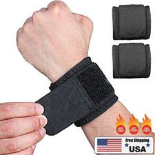 2pcs Wrist Brace Adjustable Wrist Support Wrist Straps for Fitness Weightlifting