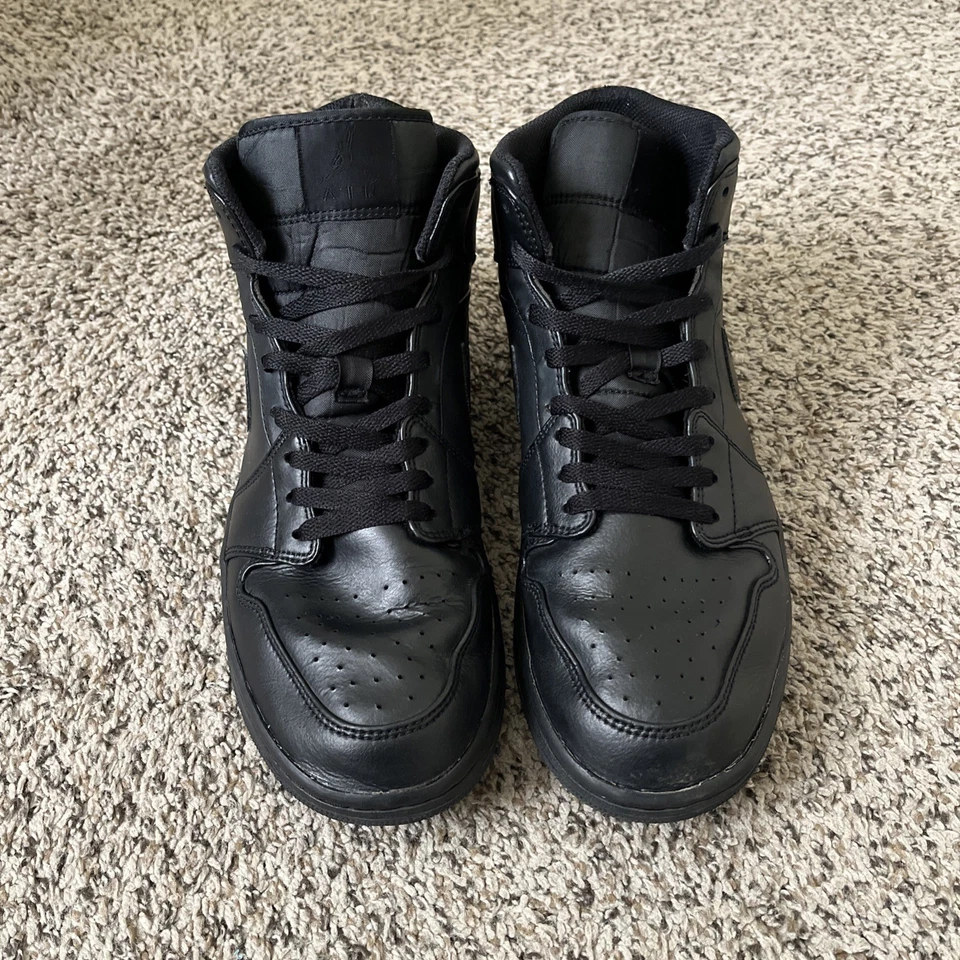 Jordan 1 Retro Talla Mediana 11 Negro Foto 4 de 4