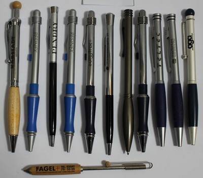 12 metal ballpoint pens, special shapes, promotional pens, pen, pencil (D50)