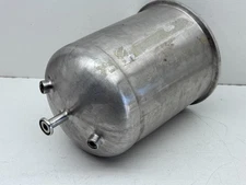 Jacketed Reducer Collection Base 6" Tri-Clamp to 1/2" TC Drain Port