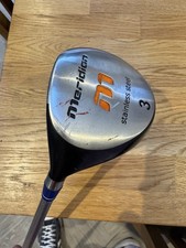 Meridian Kids 3 Wood Left Handed 31” Club Graphite Shaft New Grip