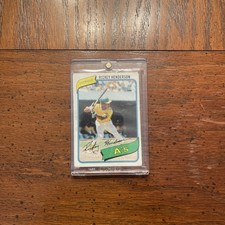 ricky henderson card rookie. rookie card picture