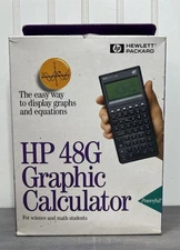HP 48G Graphing Calculator Hewlett Packard Quick Start Guide Manual Handheld
