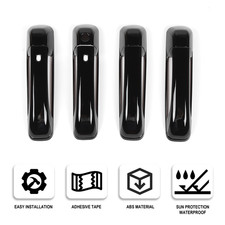Exterior Door Handle Cover Trim For Dodge Ram 1500 2010-17 Black Accessories Exterior Door Handle Cover Trim For Dodge Ram 1500 2010-17 Black Accessories