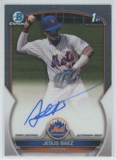 2023-24 Bowman Chrome Jesus Baez CPA-JBZ Chrome Prospects 1st Auto
