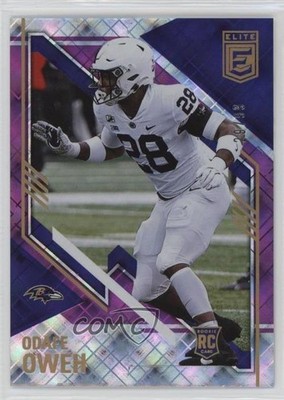 2021 Panini Donruss Elite Rookies Purple 29/99 Odafe Oweh #153 Rookie RC 0q3