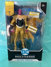 McFarlane DC Multiverse Sinestro Parallax Gold Label NEW