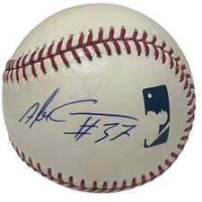 Alex Colome Signed Autographed ROMLB Baseball Tampa Bay Rays LSCM COA
