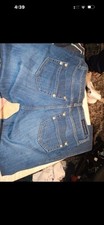 Rock & Republic Womens Dark Wash Blue Denim S...