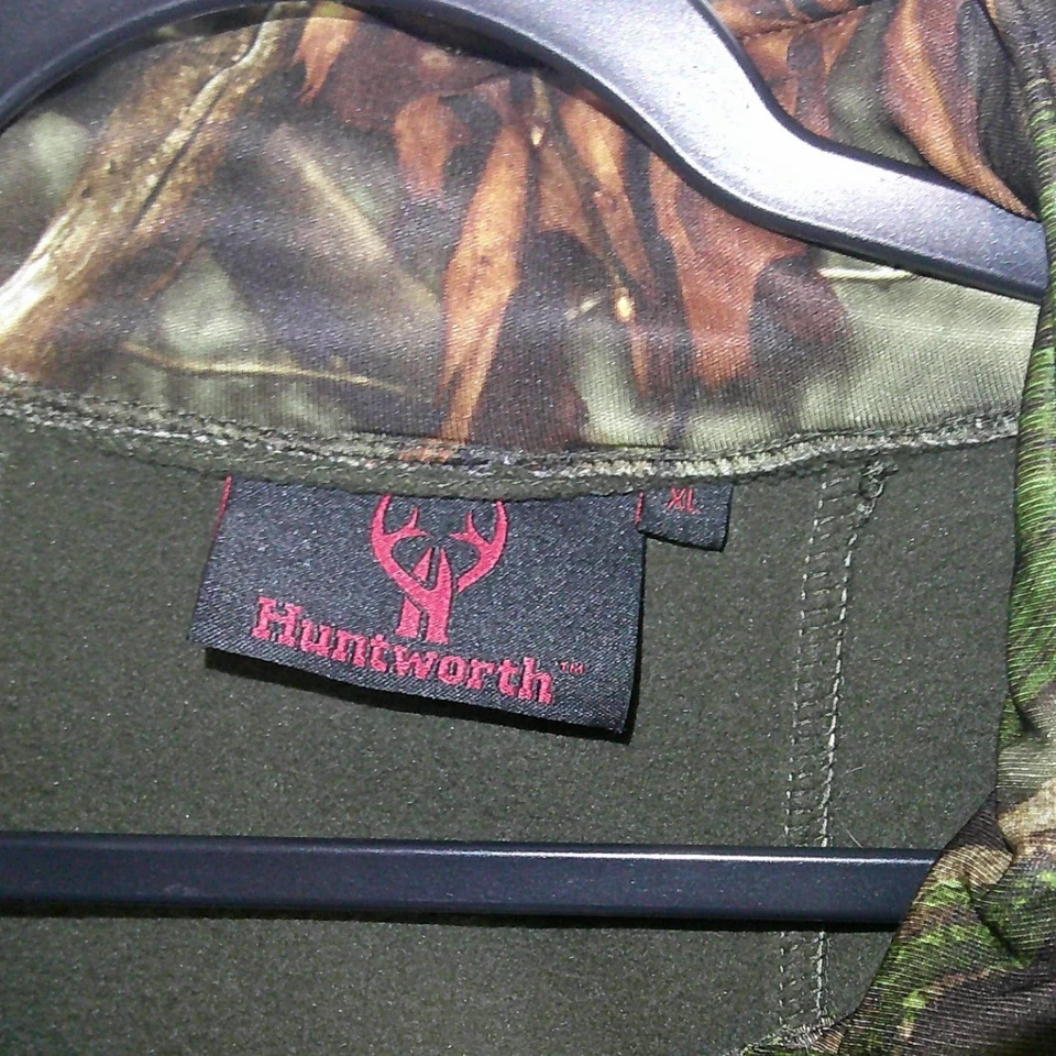 Мужской флисовый пуловер Huntworth XL камуфляж Mossy Oak охотничья спортивная одежда - Изображение 3 из 4