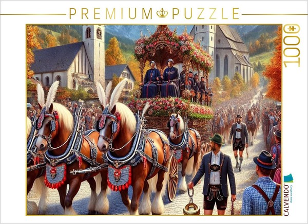 Calvendo Puzzle Tradition Meets Splendor | 1000 Pieces, Finished Size 25.2 × 18.-image