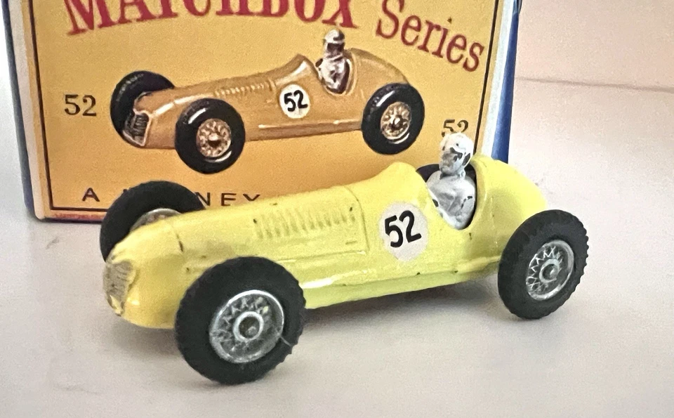 MATCHBOX LESNEY MASERATI 4CL T/1948 - No.  52 A - 1958-1965 - GOOD CAR W/BOX WOW - Image 3 of 4