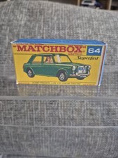 matchbox superfast lesney NO 64 MG 1100 repro box