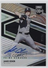 2020 Elite Extra Edition Prime Numbers B Signatures 12/64 Jake Eder Auto 1cx3
