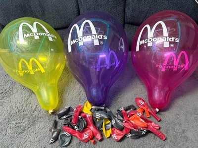 10x Balloons, Werbeballons, McDonalds 14inch Belbal Crystal