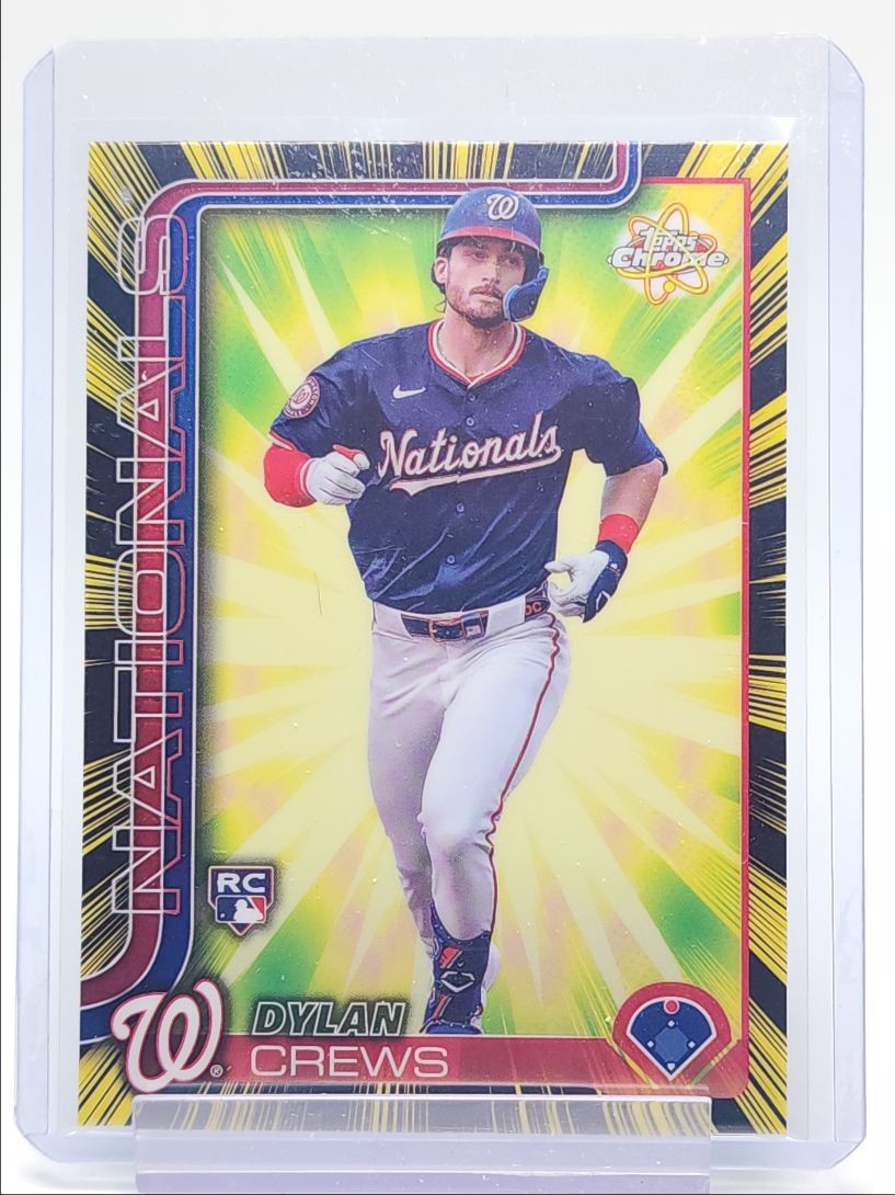 DYLAN CREWS 2025 TOPPS CHROME RADIATING ROOKIES SSP RC Q2491