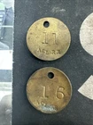 WWII Brass ID Tag