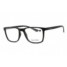 Calvin Klein Men's Eyeglasses Matte Black Acetate Full Rim Frame CK19573 001