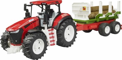 bruder ROADMAX Traktor mit Rückeanhänger