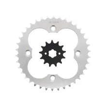 1987 - 1992 Honda TRX250X 250X 13 Tooth Front & 38 Tooth Rear Silver Sprocket