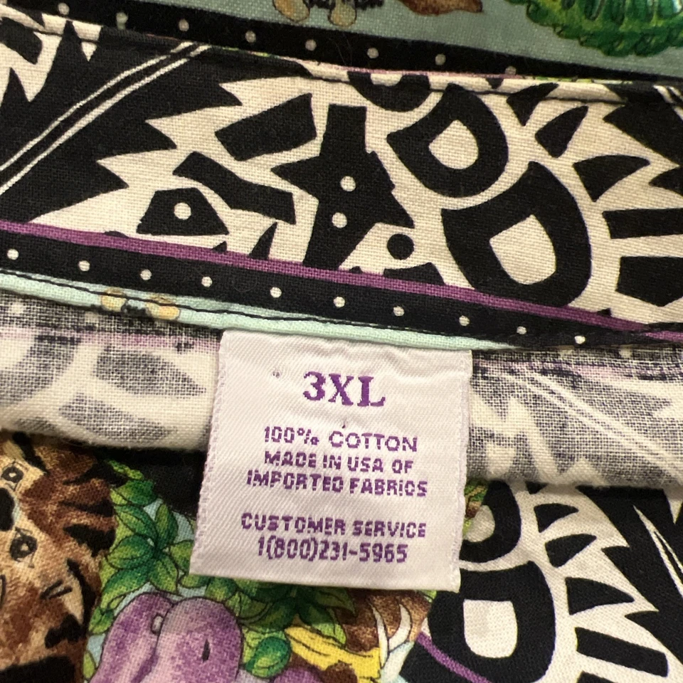 S.C.R.U.B.S Vintage Medical Cardigan Animal Novelty PLUS SIZE Made in USA 3XL - Image 3 of 4