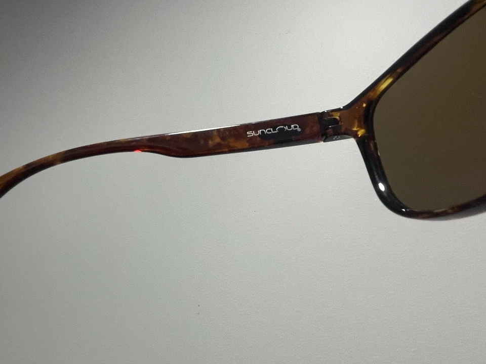 Gafas de sol polarizadas Suncloud Loveseat marco marrón tortuga lentes marrones de colección Foto 3 de 4