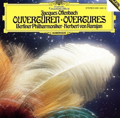 Jacques OFFENBACH Overtures / Herbert von Karajan / Berlin Phil (CD, 1981, DG)