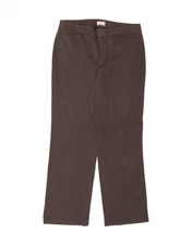 DOCKERS Womens High Waist Straight Casual Trousers US 14 XL W32 L32 Grey BB02