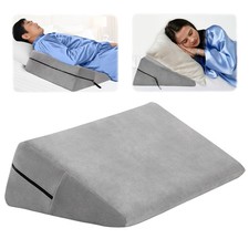 Bed Wedge Pillow for Sleep Apnea, GERD Acid Reflux Snoring Relief, Pregnancy ...