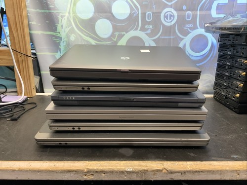 Lot of 6 Various HP i3/5/7 2/3rd 2/4GB RAM NO OS/SSD/HDD Laptop Notebook PC T10