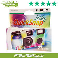 Fujifilm Quicksnap Flash Disposable Cameras |27 Images, Flash ⭐⭐⭐⭐⭐