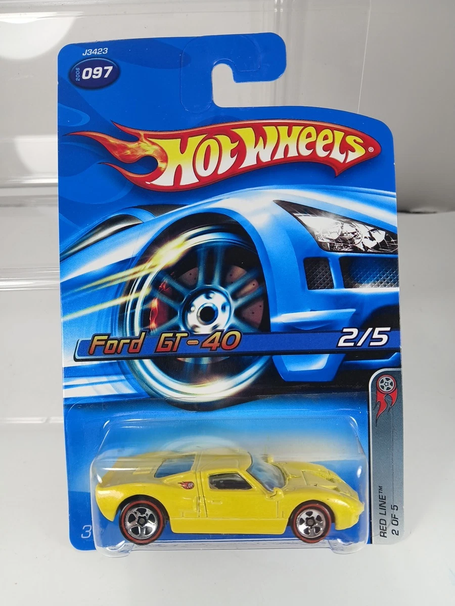 Hot Wheels Redlines Ford GT40 Contemporary Manufacture Diecast