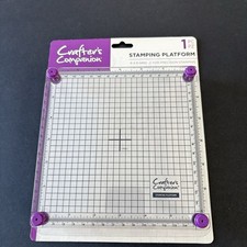Crafters Companion Stamping Platform 6x6 Preowned For Precision Stamp Placement