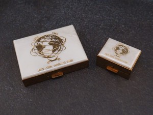 1964-65 New York World's Fair Gillette Razor Set & Sewing Kit w/Unisphere Logo