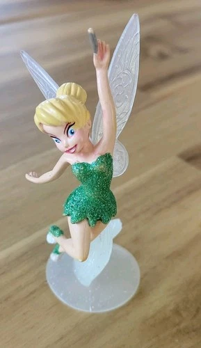 Disney Pixie Tinkerbell and Friends Figure Cake Topper Base Fairies- TINKERBELL