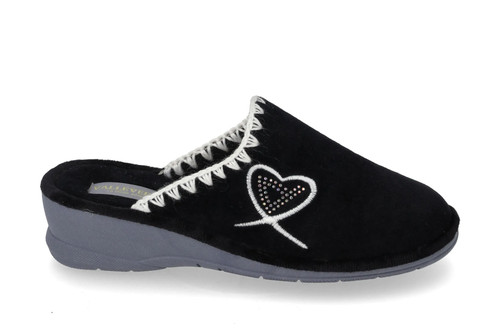 SCARPE PANTOFOLE CIABATTE DONNA VALLEVERDE 55127 NERO ORIGINALE AI 2026 - Picture 5 of 6