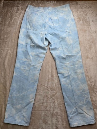 LRL Ralph Lauren Jeans Co Donna 12 Moderno Dritto Caviglia Blu Crema - Foto 6 di 10