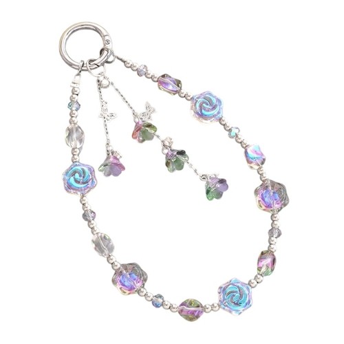 Handmade Beaded Chain Mobile Phone Jewelry Pendant Drop-resistant Strap Antilost - 第 10/13 張圖片