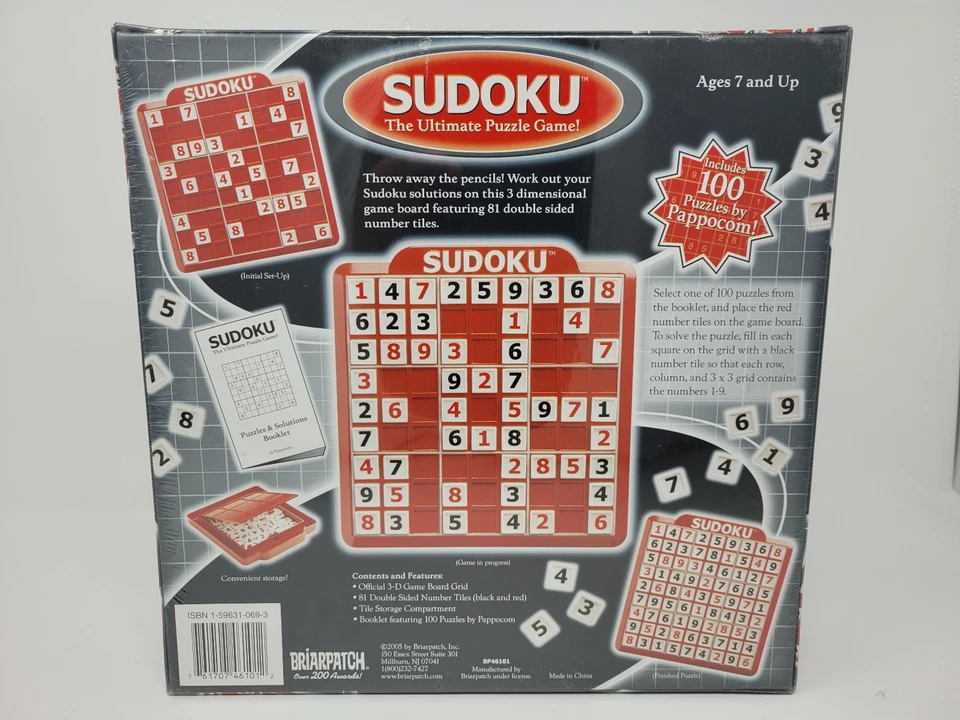 Sudoku: The Ultimate Puzzle Game! by Briarpatch 2005 - NEW - Image 2 of 2