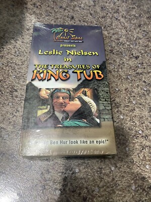Leslie Nielsen in The Treasures of King Tub Rare Promo Coast Spas Sealed VHS