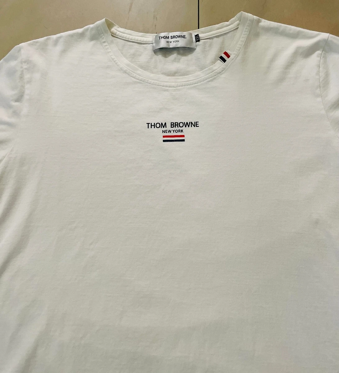 Thom Browne New York T-Shirt White Size XXL | eBay