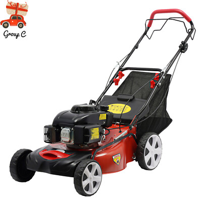 20.5 in. 140cc High Wheel RWD Gas Walk Behind Self Propelled Lawn Mower 1.6L
