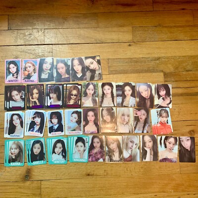 aespa my world spicy popup merch md trading photocard ver A B C D kpop pob